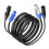 6.6 FT DMX512 Extension Cable, AC Power 3Pin XLR S 1
