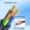 6.6 FT DMX512 Extension Cable, AC Power 3Pin XLR S 5