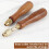 2Pcs Wood File Handle Hand Drill with Brass Collet 3