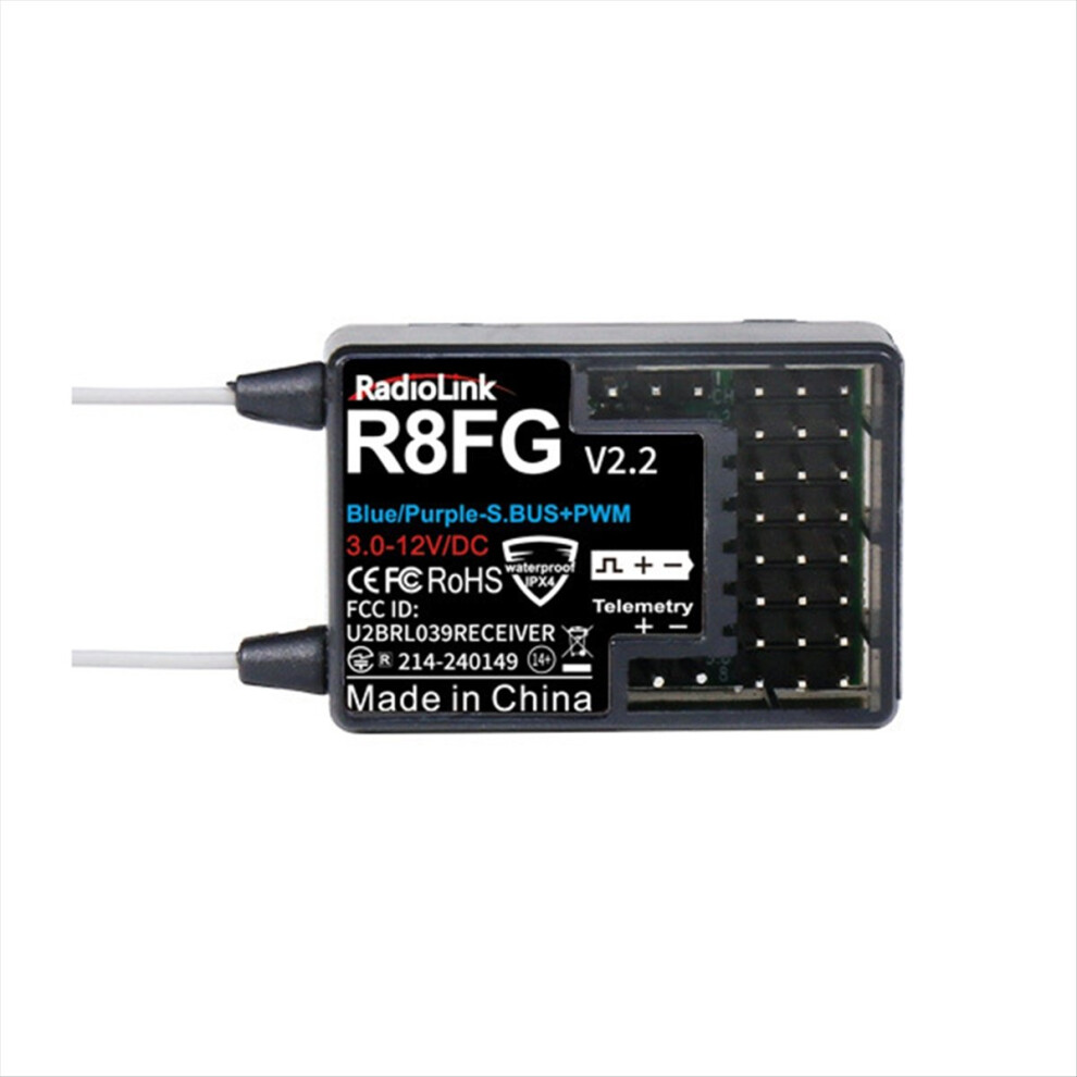 Radiolink R8fg 8 Channle 2.4G Gyro Rc Receiver Vol 4852926765510