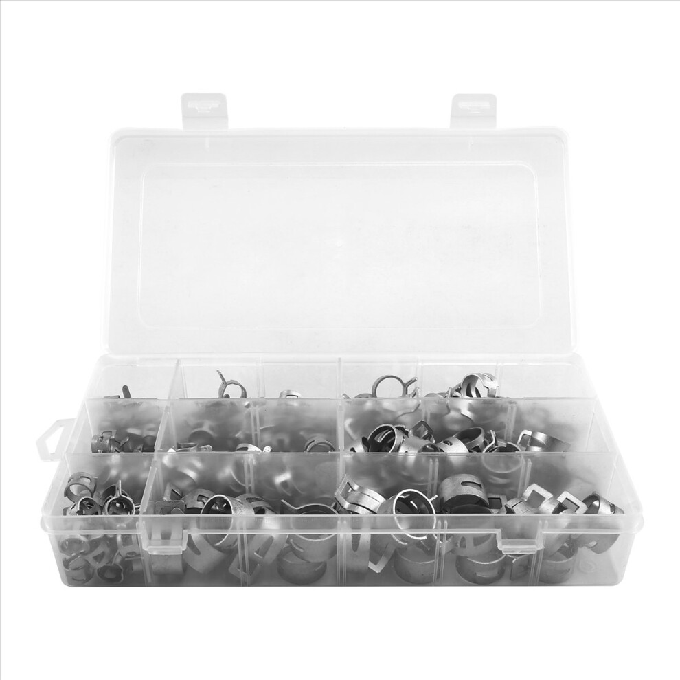 160 Pcs Hose Clamp Assortment Diameter 6.5 - Diameter 18Mm Screwdriver Hose Clamps 4852926769303