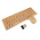 2.4GHz Wireless Keyboard Mouse Plug and Play Bambo 1
