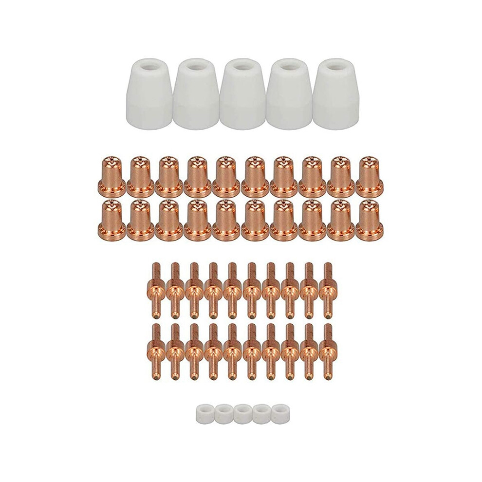 50Pcs Plasma Cutter Consumables Torch Tip Electrod 4852926784740