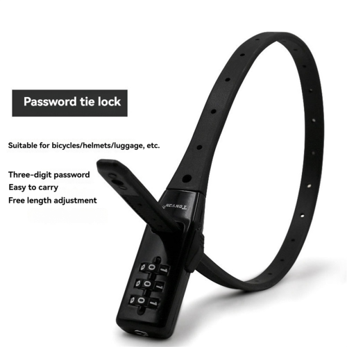 Zip Tie Lock 3-Digit Adjustable Cable Lock, for B 2