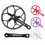 Bicycle Square Hole Crankset Speed Folding Bike 4 6