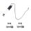 Micro-Type Linear Actuator,2In Stroke,30N/6.75lb,S 4