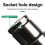20PCS 1/2Inch Drive Socket Set Metric Deep 6 Point 8