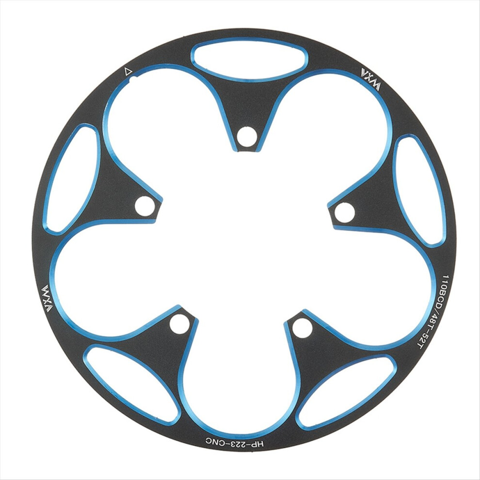Vxm Aluminum Chainring Guard 110Bcd 48-52T Mountain Bike Crankset Protector Cnc Machined Blue 4852926700900