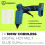 100W Cordless Digital Hot Melt Glue Power Tool for 6
