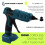 100W Cordless Digital Hot Melt Glue Power Tool for 5