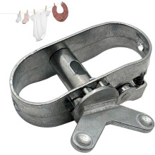 Mini Winch 3.1 x 0.8 x 2.5 Inch Zinc Alloy Rope Tightener Labour Saving Wire Tensioner For Fencing Clotheslines