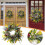 Spring Wreaths for Front Door 18in Outside Welcome 4