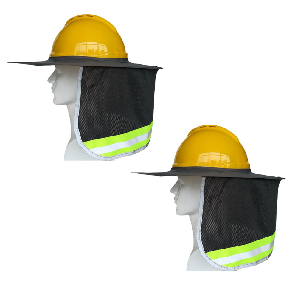 Hard Hat Sun Shade, High Visibility Visor Neck Sha 4852926758840