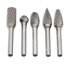 Carbide Rotary Burr Set 12MM Head with Shank Doubl