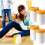 4 Pcs Plastic Dust Sheets Roll 0.55 x 20M Pre-Tape 3