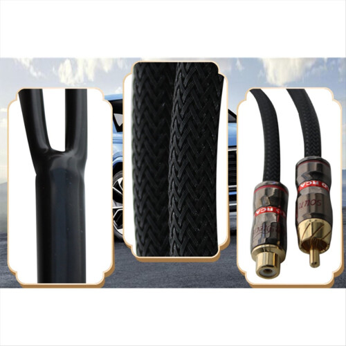 30cm Car Audio Amplifier Subwoofer Cable Pure Copp 2