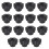 15Pcs M6 Star Knob Clamping Handle Nut Through Hol 1