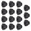 15Pcs M6 Star Knob Clamping Handle Nut Through Hol 3