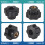 15Pcs M6 Star Knob Clamping Handle Nut Through Hol 9