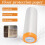 4 Rolls Clear Plastic Sheeting 4.9X 65.5 Ft Pre-Ta 10