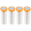 4 Rolls Clear Plastic Sheeting 4.9X 65.5 Ft Pre-Ta 5