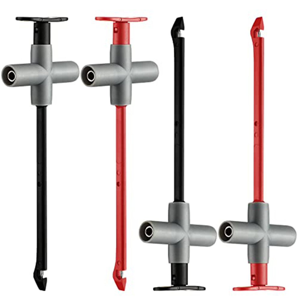 4Pcs Reverse Puncture Probe Wire-Piercing Automoti Black/Red 4852926791342