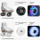 8 Pack 85A Quad Roller Skate Wheels 62 X 33mm with 8