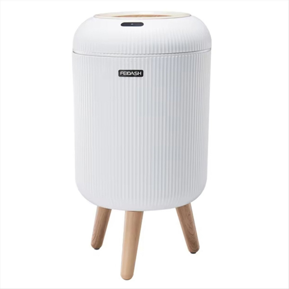 Automatic Trash Can With Lid, Small Plastic Can, 4852926769693