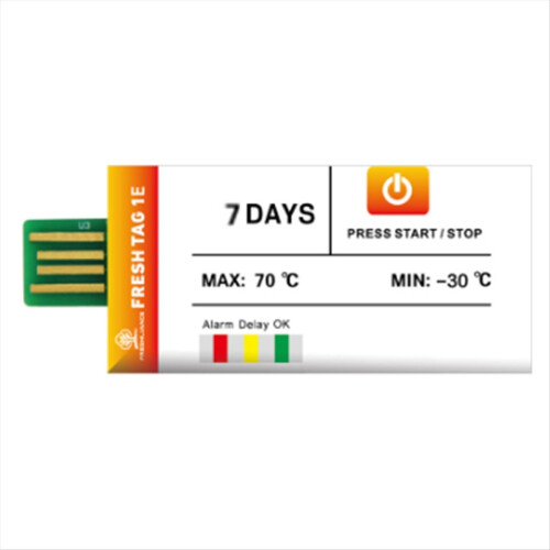 Disposable Temperature Recorder Fruit Cold Chain T