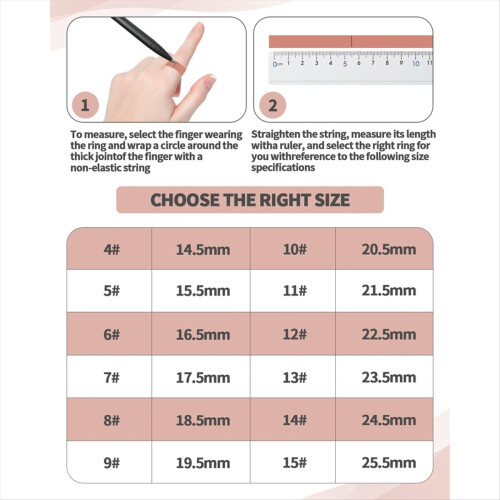 Smart Ring-Sizing Kit for Precise Fit (Sizes 4-15) 2
