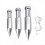 3PCS Plumb Bob with String, Steel Bob, High Vertic 3