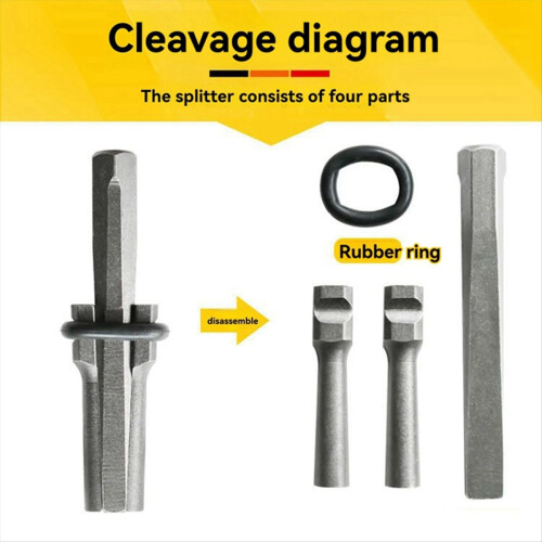 5Pcs Stone Splitter Heavy Duty Plug Wedge Shims Ex 2