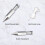 3PCS Plumb Bob with String, Steel Bob, High Vertic 7
