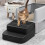 Adjustable 3 Steps Litter Box Ramp with Filter Fun 9
