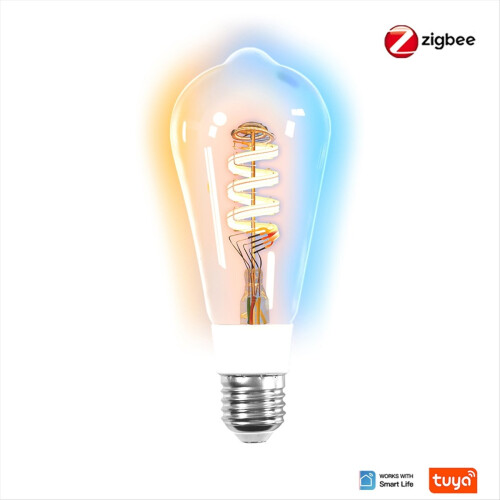 Tuya Zigbee Smart ST64 LED Light Bulbs 16 Million 2