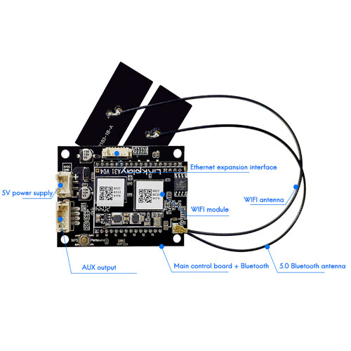 WiFi 2.4G&Bluetooth 5.0 APP Control Multi-Source M 2