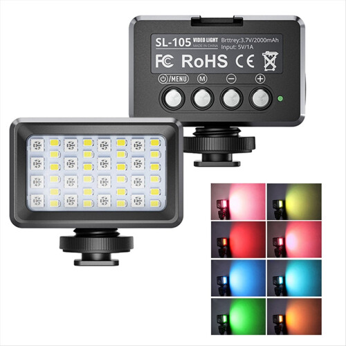 Waterproof Fill Light Mini LED Diving 2500-9000K2 2