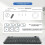 Wireless Mini Trackball Keyboard,78-Key,Bluetooth 6