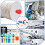 100 Pcs Silicone Rubber Tapered Plug 1/16" to 1/2" 8