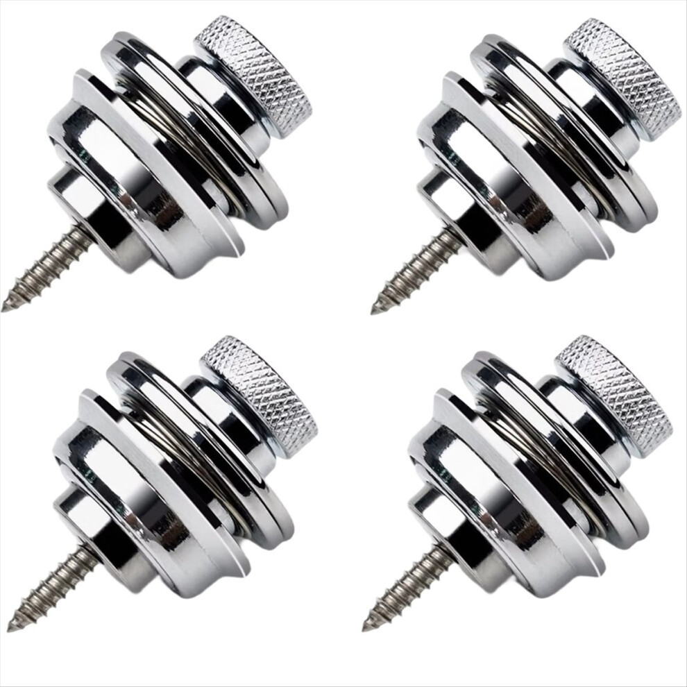 4Pcs Electric Guitar Straplock Zinc Alloy Safety S 4852750235159