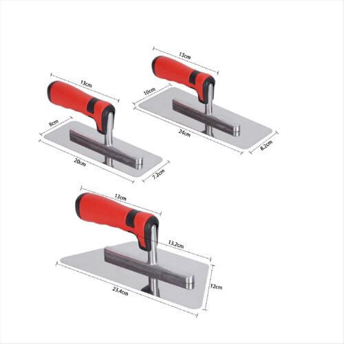 3 Pack Plaster Finishing Trowel Set, Polished Stai 2
