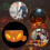 Drink Cup Holder Decoration Pumpkin for Halloween 6