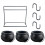3pcs Halloween Witch Cauldron Candy Bowl Serving B 2