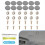1Set Leather Snap Upholstery Buttons Fit for Tufti 3