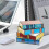Stacked Books Lamp Home Decor Nightstand Table Lam 5