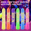 6 Pack Glow in the Dark Face Body Paint Sticks Mar 5