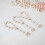 30 Pieces Baptism Rosary Acrylic Beads Mini Rosari 9