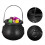 12Pcs Mini Candy Kettles Witch Skeleton Cauldron H 9