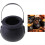 12Pcs Mini Candy Kettles Witch Skeleton Cauldron H 7