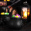 12Pcs Mini Candy Kettles Witch Skeleton Cauldron H 2